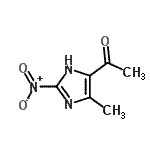 CAS#: 84123-04-6, 1-(4-Methyl-2-nitro-1H-imidazol-5-yl)ethanone