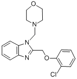 CAS 登录号：84138-39-6， 2-((2-氯苯氧基)甲基)-1-(4-吗啉基甲基)-1H-苯并咪唑