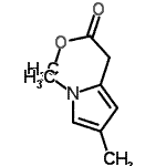 CAS 登录号：84145-71-1， 甲基(1,4-二甲基-1H-吡咯-2-基)乙酸酯