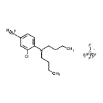 CAS 登录号：84196-01-0， 3-氯-4-(二丁基氨基)偶氮苯六氟磷酸盐