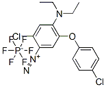 CAS#: 84196-03-2, 2-Chloro-5-(4-Chlorophenoxy)-4-Diethylaminobenzenediazonium Hexafluorophosphate