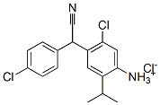 CAS#: 84196-21-4, [4-[(4-Chlorophenyl)Cyanomethyl]-5-Chloro-2-Isopropylphenyl]Ammonium Chloride