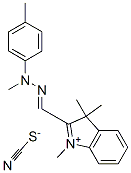 CAS#: 84196-23-6, 1,3,3-Trimethyl-2-[[Methyl(p-Tolyl)Hydrazono]Methyl]-3H-Indolium Thiocyanate