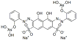 CAS#: 84215-47-4, Disodium 3,6-Bis[[2-[(Dihydroxyarsino)Oxy]Phenyl]Azo]-4,5-Dihydroxynaphthalene-2,7-Disulphonate