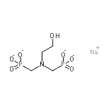 CAS 登录号：84215-53-2， P,P'-[[(2-羟基乙基)亚氨基]二(亚甲基)]二-膦酸酯钠盐(1:1)
