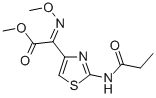 CAS 登录号:84245-81-8, (Z)-alpha-(甲氧基亚胺)-2-((1-氧代丙基)氨基)-4-噻唑乙酸甲酯
