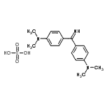 CAS#: 84255-16-3, 4,4'-Carbonimidoylbis(N,N-dimethylaniline) sulfate (1:1)