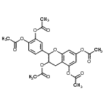 CAS#: 84282-42-8, 2-(3,4-Diacetoxyphenyl)-3,4-dihydro-2H-chromene-3,5,7-triyl triacetate