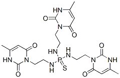 CAS#: 84295-08-9, Trisodium Bis[2-(4-Methyl-2,6-Dioxo-3H-Pyrimidin-1-Yl)Ethylazanidyl]Phosphinothioyl-[2-(4-Methyl-2,6-Dioxo-3H-Pyrimidin-1-Yl)Ethyl]Azanide