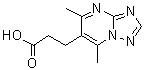 CAS#: 842955-63-9, 3-(5,7-Dimethyl[1,2,4]triazolo[1,5-a]pyrimidin-6-yl)propanoic acid
