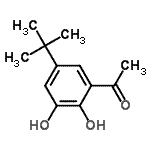 CAS 登录号：84296-64-0， 1-[2,3-二羟基-5-(2-甲基-2-丙基)苯基]乙酮