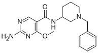 CAS#: 84332-21-8, 2-Amino-N-(1-Benzyl-3-Piperidyl)-4-Methoxy-5-Pyrimidinecarboxamide