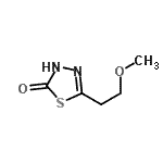 CAS#: 84352-78-3, 5-(2-Methoxyethyl)-1,3,4-thiadiazol-2(3H)-one