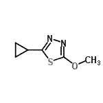 CAS#: 84353-34-4, 2-Cyclopropyl-5-methoxy-1,3,4-thiadiazole