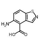 CAS#: 84387-92-8, 5-Amino-1,2-benzothiazole-4-carboxylic acid