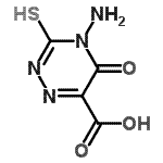 CAS#: 84424-75-9, 4-Amino-5-oxo-3-thioxo-2,3,4,5-tetrahydro-1,2,4-triazine-6-carboxylic acid