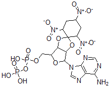 CAS 登录号：84430-17-1， 2',3'-(O-(2,4,6-三硝基环己二烯亚基))腺苷 5'-二磷酸酯