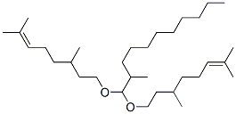 CAS#: 84434-21-9, 1,1-Bis[(3,7-Dimethyloct-6-Enyl)Oxy]-2-Methylundecane