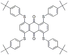 CAS#: 84434-38-8, 1,4,5,8-Tetrakis[[4-(1,1-Dimethylethyl)Phenyl]Thio]Anthraquinone