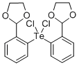 CAS 登录号：84438-48-2， 二[2-(1,3-二氧戊环-2-基)苯基]二氯碲(IV)