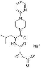 CAS#: 84456-44-0, Sodium 3-[[3-methyl-1-[4-(2-pyridyl)piperazine-1-carbonyl]butyl]carbamoyl]oxirane-2-carboxylate