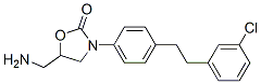 CAS#: 84459-91-6, 5-(Aminomethyl)-3-[4-[2-(3-Chlorophenyl)Ethyl]Phenyl]Oxazolidin-2-One