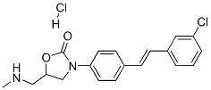 CAS#: 84459-97-2, 3-[4-[(E)-2-(3-Chlorophenyl)Ethenyl]Phenyl]-5-(Methylaminomethyl)Oxazolidin-2-One Hydrochloride