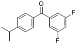 CAS#: 844885-09-2, 3,5-Difluoro-4'-Iso-Propylbenzophenone
