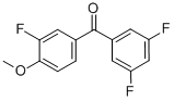 CAS 登录号：844885-14-9， 4-甲氧基-3,3',5'-三氟二苯甲酮