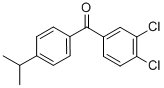 CAS 登录号：844885-26-3， 3,4-二氯-4'-异丙基二苯甲酮