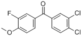 CAS#: 844885-37-6, 3,4-Dichloro-3'-Fluoro-4'-Methoxybenzophenone