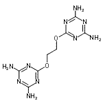 CAS#: 84522-04-3, 6,6'-[1,2-Ethanediylbis(oxy)]bis(1,3,5-triazine-2,4-diamine)