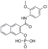 CAS 登录号:84522-16-7, N-(4-氯-2-甲氧基苯基)-3-(膦酰氧基)萘-2-甲酰胺