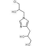 CAS 登录号：84540-71-6， 3-[1-(3-氯-2-羟基丙基)-1H-咪唑-4-基]-1,2-丙烷二醇