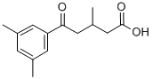 CAS 登录号：845781-37-5， 5-(3,5-二甲基苯基)-3-甲基-5-氧代戊酸