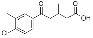 CAS#: 845781-51-3, 5-(4-Chloro-3-Methylphenyl)-3-Methyl-5-Oxovaleric Acid