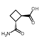 CAS#: 84585-79-5, (1R,2R)-2-Carbamoylcyclobutanecarboxylic acid