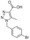 CAS#: 845885-94-1, 1-(4-Bromobenzyl)-5-Methyl-1H-1,2,3-Triazole-4-Carboxylic Acid