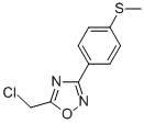 CAS#: 845887-08-3, 5-Chloromethyl-3-(4-Methylsulfanyl-Phenyl)-[1,2,4]Oxadiazole