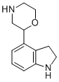 CAS#: 84590-61-4, 2,3-Dihydro-4-(2-Morpholinyl)-1H-Indole