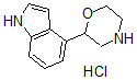 CAS#: 84590-62-5, 4-(2-Morpholinyl)-1H-indole monohydrochloride