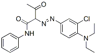 CAS 登录号：84604-35-3， 2-[2-[3-氯-4-(二乙基氨基)苯基]偶氮]-3-氧代-N-苯基-丁酰胺