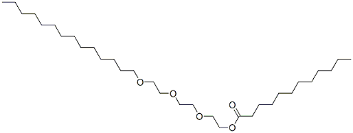 CAS#: 84605-13-0, Dodecanoic Acid 2-[2-[2-(Tetradecyloxy)Ethoxy]Ethoxy]Ethyl Ester
