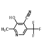 CAS#: 846055-93-4, 3-Hydroxy-2-methyl-5-(trifluoromethyl)isonicotinonitrile