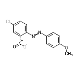 CAS 登录号：84613-57-0， 1-(4-氯-2-硝基苯基)-2-(4-甲氧基苯基)二氮烯