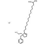 CAS#: 84625-60-5, 1-Benzyl-1-(2-hydroxyethyl)-2-(15-methylhexadecyl)-4,5-dihydro-1H-imidazol-1-ium chloride
