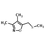CAS#: 84654-46-6, 3,4-Dimethyl-5-[(methylsulfanyl)methyl]-1,2-oxazole