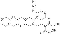 CAS#: 846549-37-9, 1-Azido-28-oxo-3,6,9,12,15,18,21,24,30-Nonaoxa-27-azadotriacontan-32-oic acid