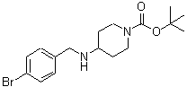 CAS#: 846605-66-1, 2-Methyl-2-propanyl 4-[(4-bromobenzyl)amino]-1-piperidinecarboxylate