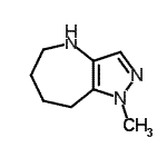 CAS#: 847173-25-5, 1-Methyl-1,4,5,6,7,8-hexahydropyrazolo[4,3-b]azepine